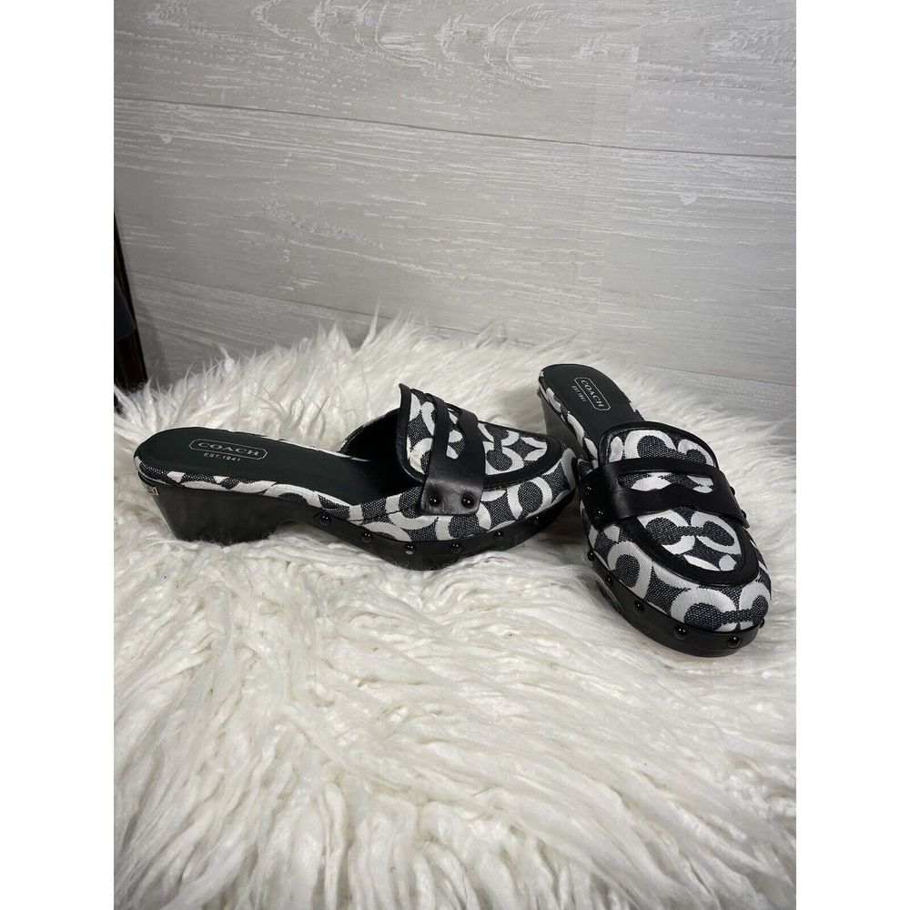 Coach Lani Slide On Heels - Size 6B - Great Condition - Picture 3 of 10